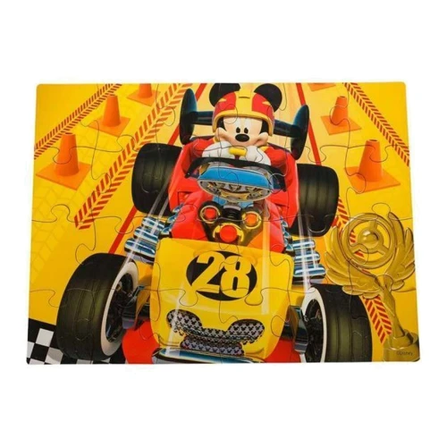 Пазл дерев'яний Spin Master Pazzle 3 в 1 Міккі (SM98297/6041359)