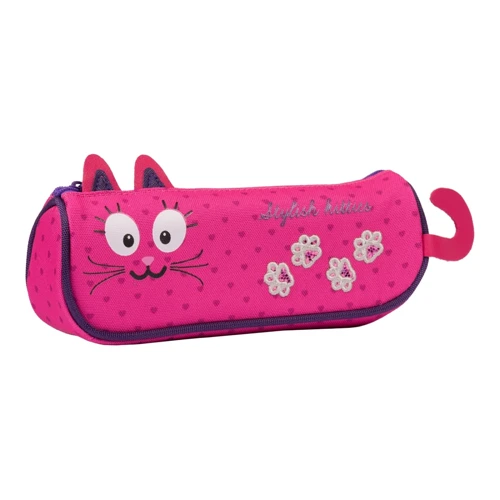 Пенал мягкий YES TP-03 Stylish kitties, сиреневый (533015)