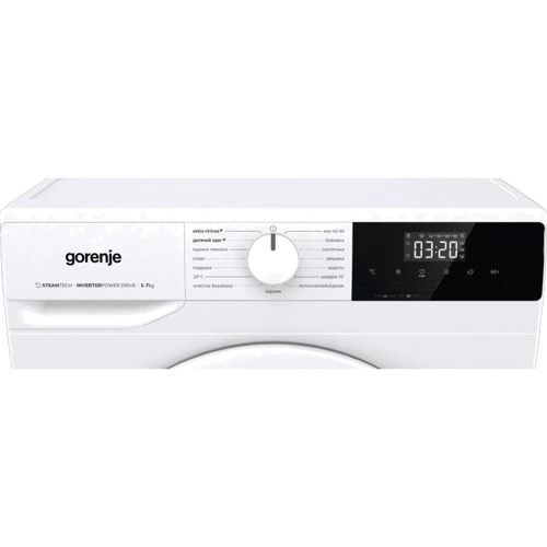 Пральна машина Gorenje WNHPI72SCSIRV/UA: Максимальний рівень шуму, дБ 74