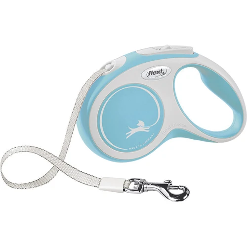 Поводок-рулетка Flexi New Comfort S до 15 кг 5 м голубой (4000498043516)
