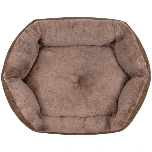Лежак BRIG для собак 58x48x20 см коричневий (PR241946): Матеріал Тканина