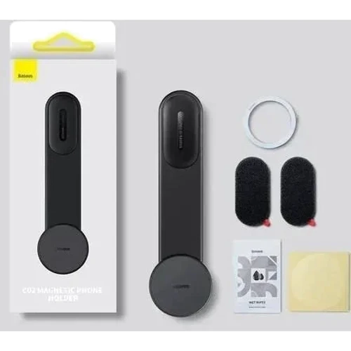 Тримач Baseus Car Holder Magnetic C02 Black (SUCC000201) фото 9