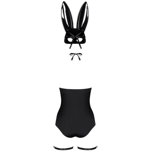 Костюм зайчика Obsessive Bunny black L/XL