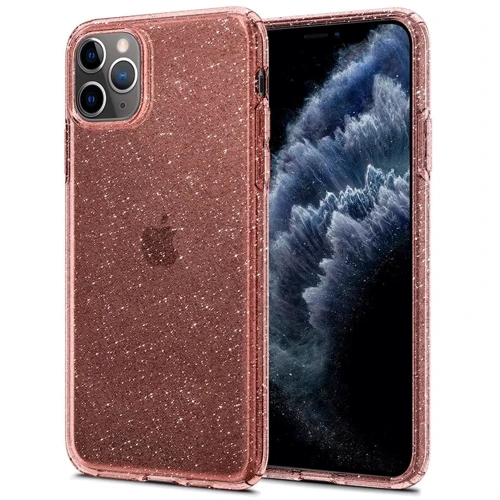 Чехол для iPhone Spigen Liquid Crystal Glitter Rose Quartz (077CS27230) for iPhone 11 Pro: Цвет розовый