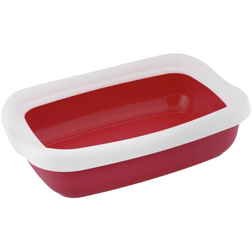 Туалет для кошек Beta Plus Mini Red с рамкой 43х31х16 (8022967065351)