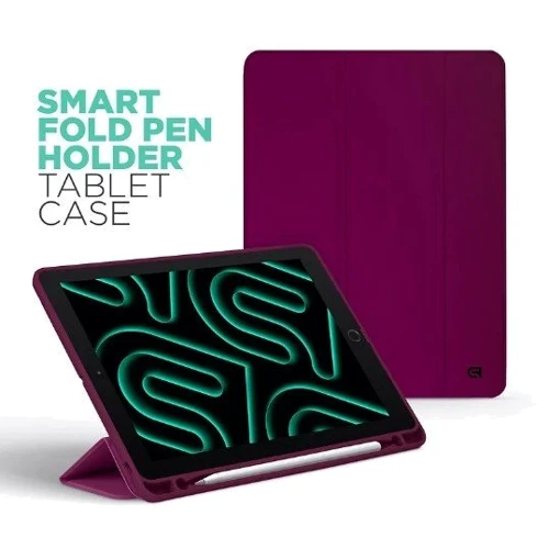Аксессуар для планшетных ПК ArmorStandart Smart Case Fold Pen Plum for Xiaomi Redmi Pad Pro / Poco Pad (ARM81435): Материал Искусственная кожа+TPU