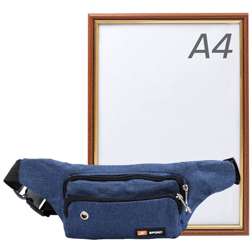 Мужская поясная сумка Valiria Fashion синяя (4DETBP3255-6): Пол Мужской