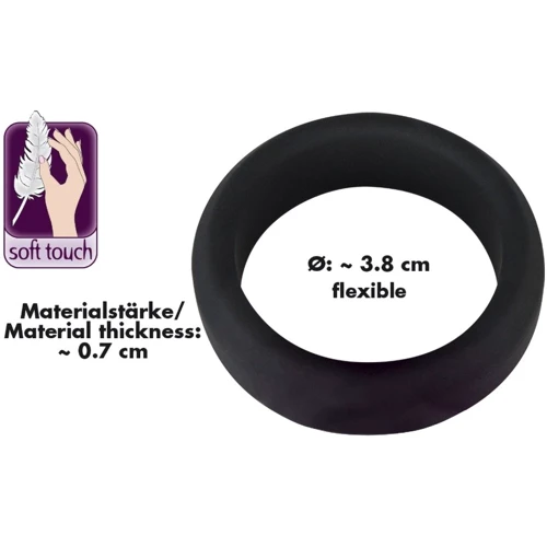 Кільце ерекційне Black Velvets Cock Ring 3.8 см