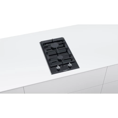Варочная поверхность газовая Bosch PRB3A6D70: Расположение панели спереди