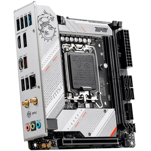 MSI MPG B760I EDGE WIFI (911-7D40-005): Роз'єми на платі SATA 3.0, PCI Express x1, M.2