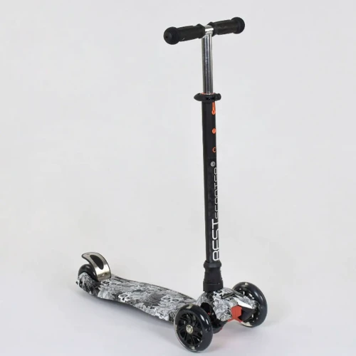 Самокат Best Scooter Maxi Чорно-білий (А 25465 / 779-1320)