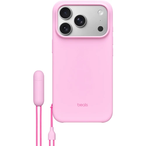 Чехол для iPhone Beats iPhone 17 Pro Kickstand Case with MagSafe and Camera Control - Pebble Pink (MGY84)