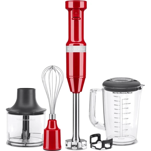 Блендер KitchenAid 5KHBV83EER: Материал насадок пластик, нержавеющая сталь