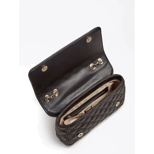 Женская сумка через плечо Guess Cessily Convertible Xbody Flap черная (HWVG7679210-BLA): Страна производитель Вьетнам