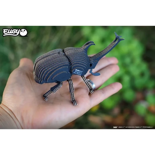 Сборная 3D модель Eugy Зоопарк: Жук-носорог (XEG-113)