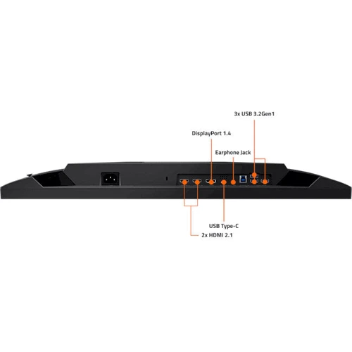 Монитор GIGABYTE M27U Gaming Monitor: Угол обзора, гор / верт 178°/178°