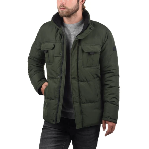 Куртка Jack & Jones 56519927 48 зеленая зимняя с капюшоном: Длина рукава Длинный
