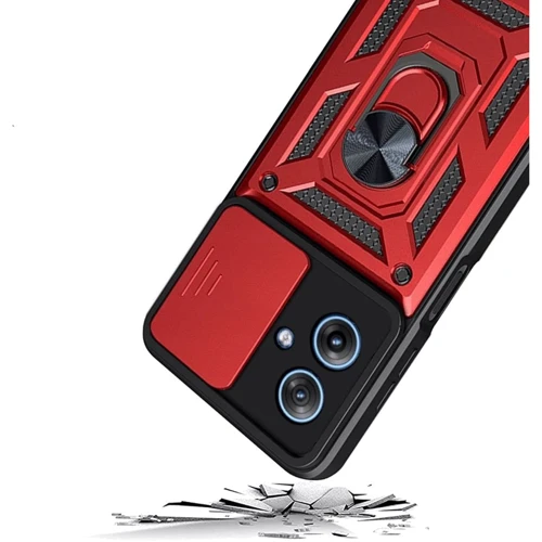 Чехол для телефонов BeCover Military Red for Motorola Moto G55 (713059): Материал TPU (термополиуретан) и пластик