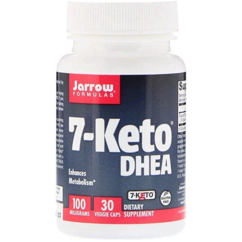 Jarrow Formulas 7-Keto Dhea, 100 mg, 30 Vegeterian Capsules (JRW15061)