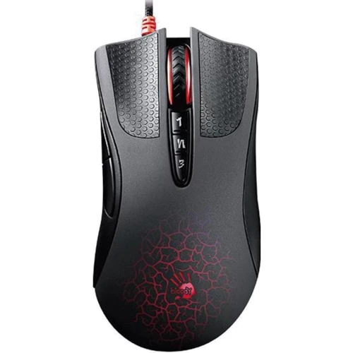 Мышь A4 Tech AL90A (Black): Интерфейс подключения проводная USB