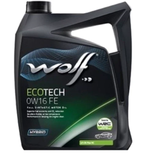 Моторна олива WOLF ECOTECH 0W16 FE 5Lx4: Тип Синтетическое