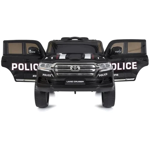 Дитячий електромобіль Bambi Racer Toyota Land Cruiser 200 Police, чорний (JJ2022EBLR-2-1): Рекомендований вік от 3 лет до 8 лет