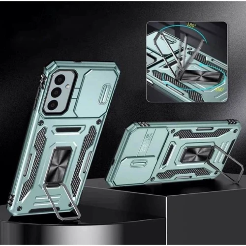 Чехол для телефонов Mobile Case Camshield Army Ring Light Green for Samsung A366 Galaxy A36 5G / A566 Galaxy A56 5G: Тип накладка на заднюю часть