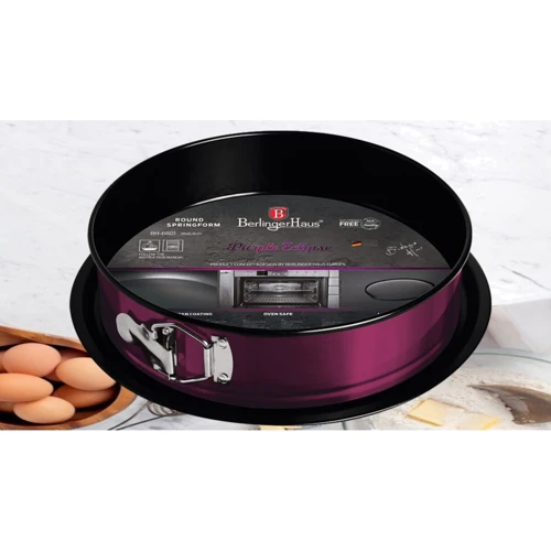 Форма для выпечки Berlinger Haus Purple Eclipse 26х6.8см (6801-BH): Крышка Нет