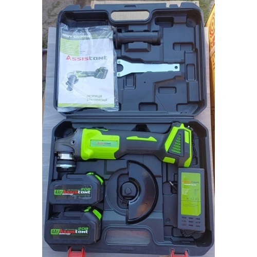 Болгарка (угловая шлифмашина) Assistant МШУ-125/20 БЩ: Макс. частота вращения диска 8500 об/мин