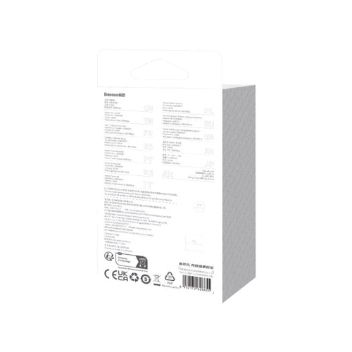 Кабель Baseus USB-C to USB-C CoolPlay Series 100W 1m White (CAKW000202) фото 7