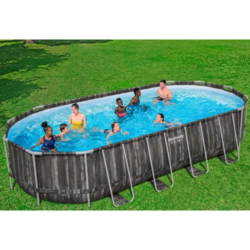 Бассейн Bestway 732-366-132 см (561ES) (фильтрующий насос, лестница, покрытие бассейна, дозатор для хим средств ChemConnect, ремонтная заплатка) фото 1