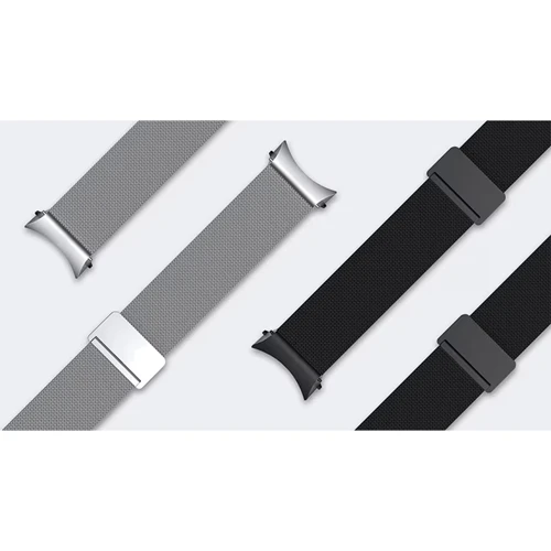 Ремешок Samsung Milanese Band Silver S/M for Samsung Watch 4 / 5 / 6 (GP-TYR860SAASU): Совместимость с моделью Galaxy Watch 4 44mm, Galaxy Watch 5, Galaxy Watch 6