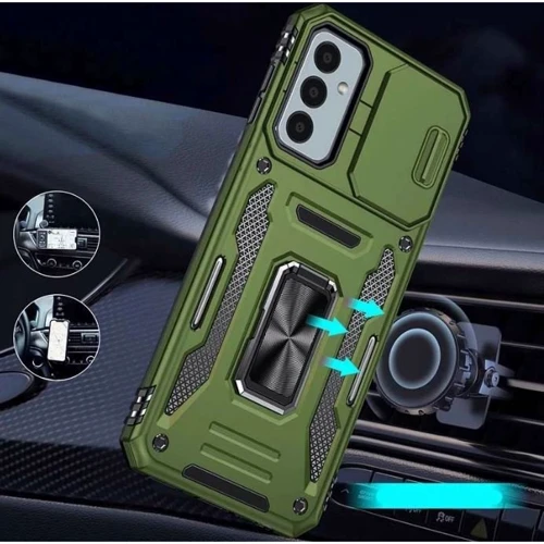 Чехол для телефонов Mobile Case Camshield Army Ring Army Green for Samsung A366 Galaxy A36 5G / A566 Galaxy A56 5G: Совместимость Samsung A366 Galaxy A36 5G / A566 Galaxy A56 5G