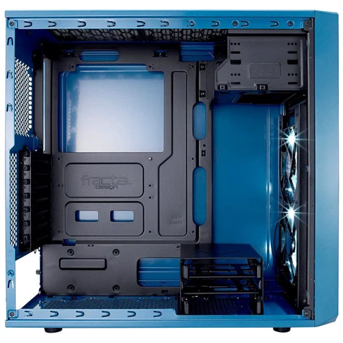 Корпус Fractal Design Focus G Petrol Blue (FD-CA-FOCUS-BU-W): Материал передней панели сталь