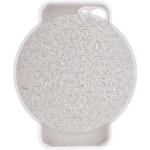 Чехол для iPhone Mobile Case Silicone Case Full Camera Protective White for iPhone 14: Материалы Силикон