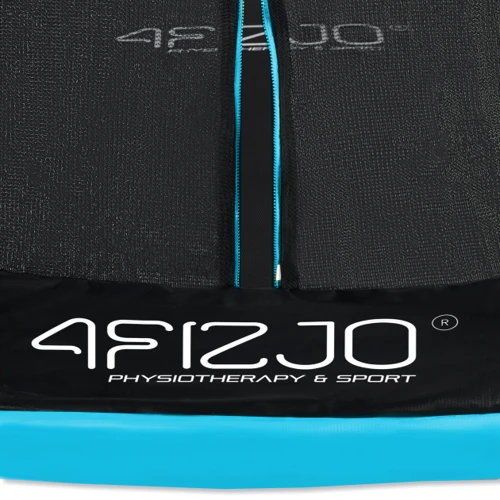Батут 4FIZJO Pro 10FT з внутрішньою сіткою 312 см чорно-блакитний (4FJ0310) фото 7