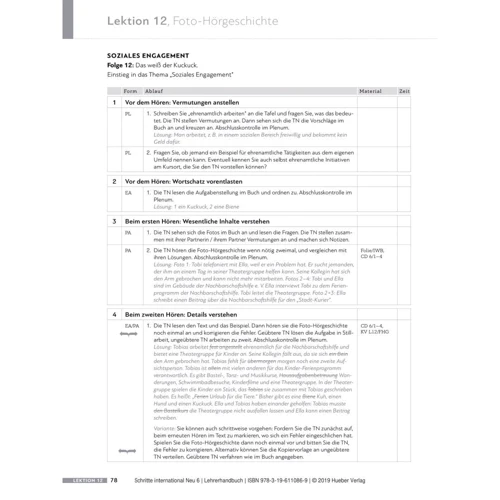Schritte international Neu 6: Lehrerhandbuch: Производитель Hueber