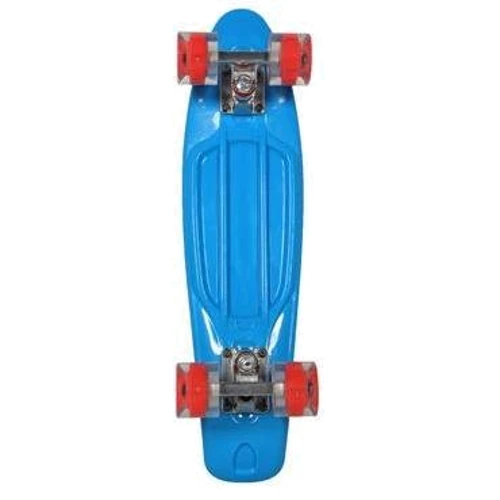 Скейтборд AWAII SK8 Vintage 22.5 "з світяться колесами, синій, до 100кг
