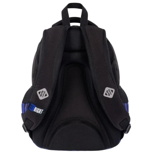 Рюкзак школьный St.Right Black & Blue (667510): Корпус рюкзака Мягкий