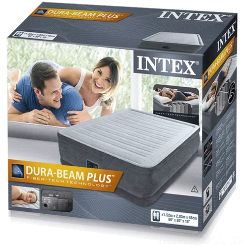 Надувний матрац Велюр ліжко Intex 64414: Кількість місць 2