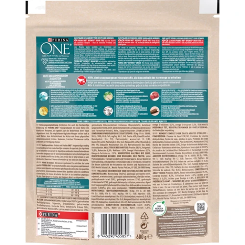 Сухой корм беззерновой комплекс Purina One Grain Free Bifensis для взрослых стерилизованных кошек с говядиной 600 г (8445290455857): Возраст Взрослые
