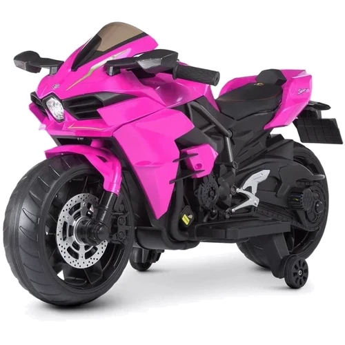 Дитячий електромотоцикл 2 колісний Bambi Racer рожевий (M 4877EL-8)