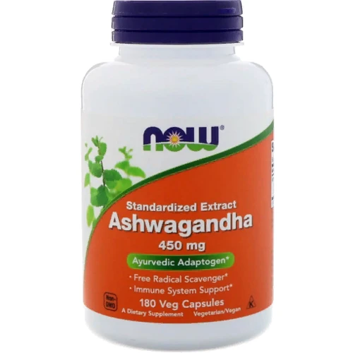 

Now Foods Ashwagandha 450 mg Ашвагандха экстракт корня 180 веганских капсул