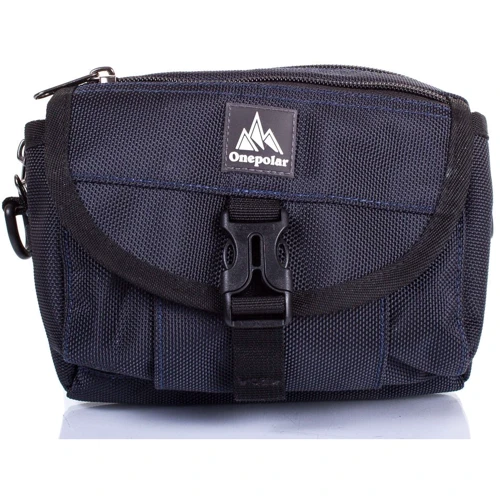Мужская сумка через плечо Onepolar темно-синяя (W3172-navy)
