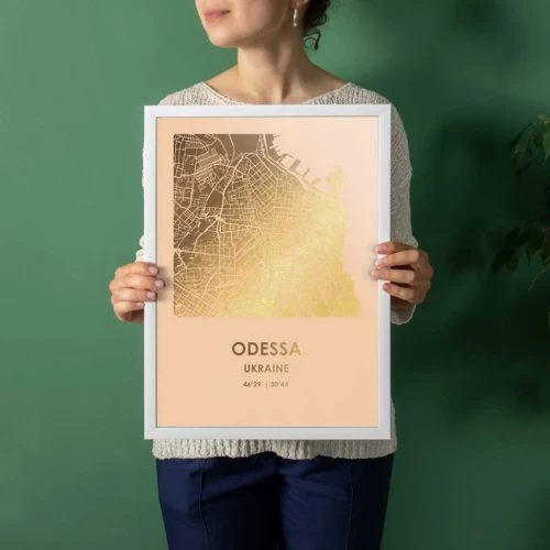 Постер BeriDari "Одесса / Odessa" фольгированный А3 фото 5