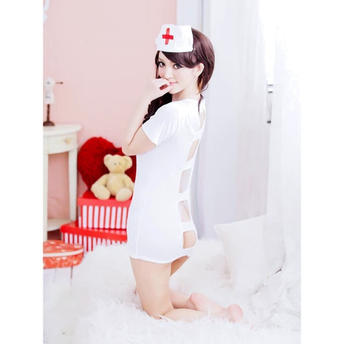 Игровой костюм Медсестра NDS 3021 White/Red M/L (13973)