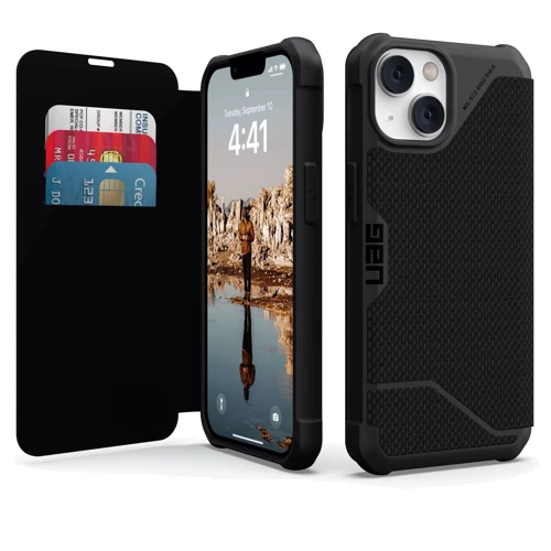 Чехол для iPhone Urban Armor Gear UAG Metropolis Kevlar Black (114044113940) for iPhone 14