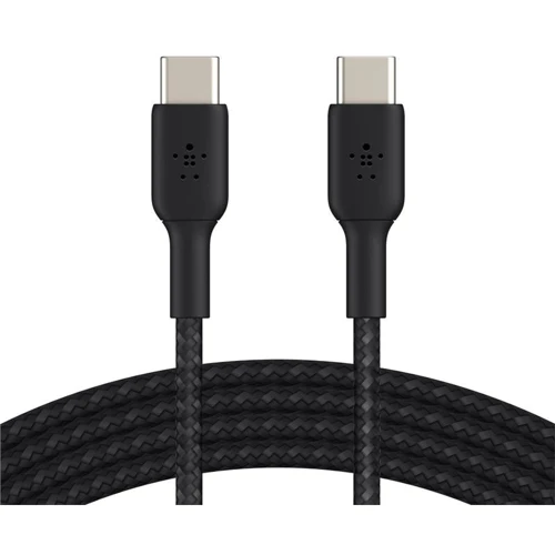 Кабель Belkin Cable USB-С to USB-С Braided 1m Black (CAB004BT1MBK)