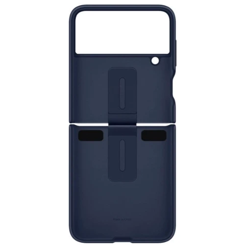 Чехол для телефонов Samsung Silicone Cover with Ring Navy Blue for Samsung F721 Galaxy Flip 4 (EF-PF721TNEGUA): Цвет синий
