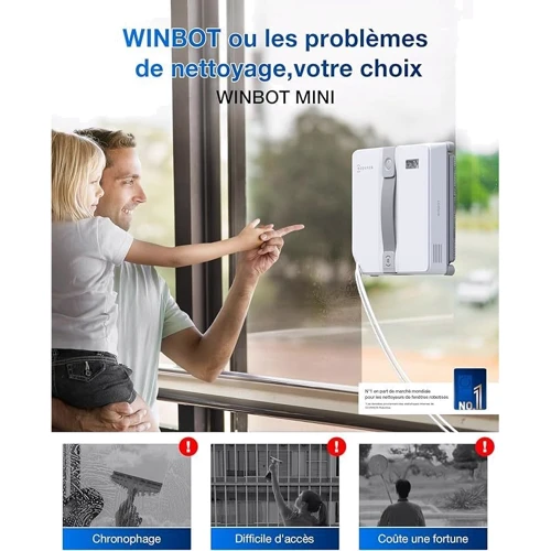 Робот уборщик ECOVACS Winbot Mini Grey фото 9